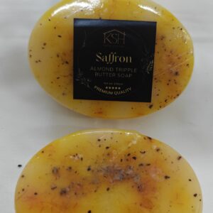 Saffron Almond Triple Butter Soap
